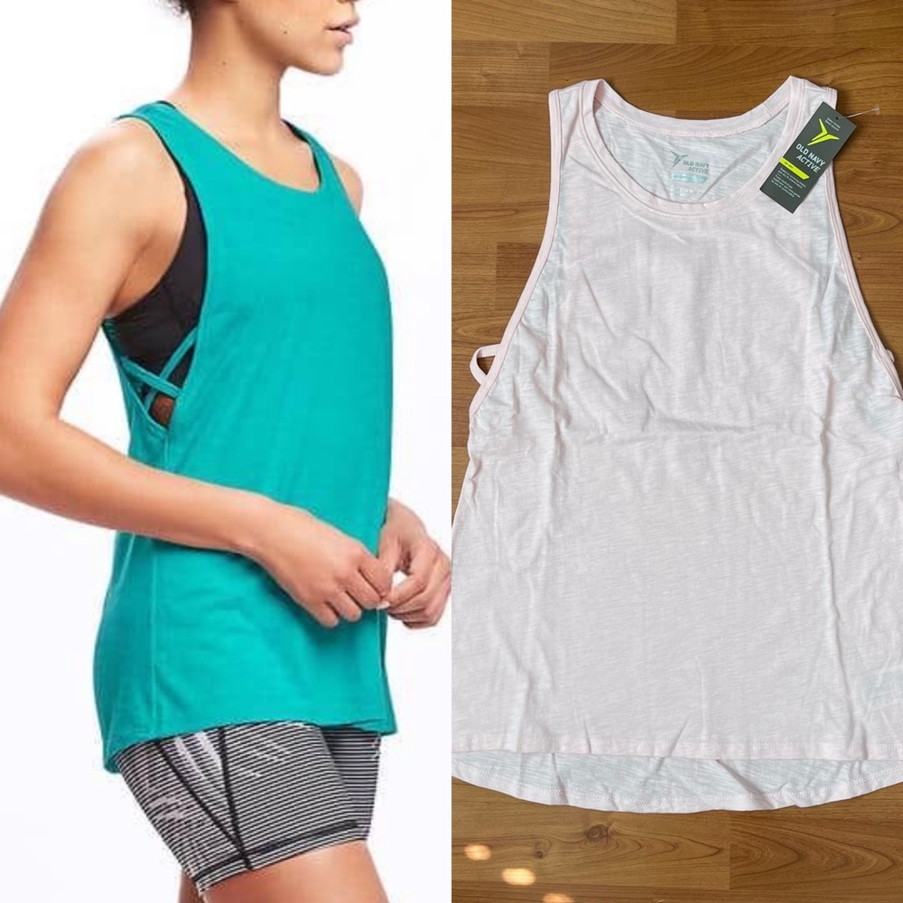 OLD NAVY | Pink Go Dry Yoga Gym Sport Tank Top XS